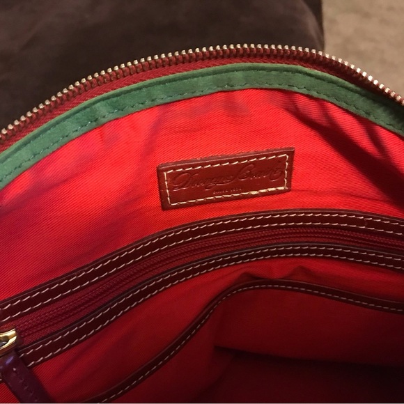 Dooney & Bourke Signature Double Handle Bag canvas leather - Picture 2 of 11